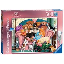 For those who love puzzles! Furry Friends 500 Piece Jigsaw Puzzle Shop4mu Com