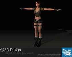 The lara croft model is available for purchase for printing on a 3d printer. Lara Legend 3d Model
