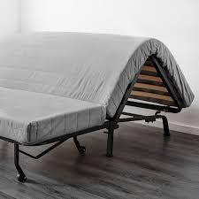 Ikea sofa bed (beddinge lovas model) in light grey. Lycksele Lovas Vallarum Grey Two Seat Sofa Bed Ikea