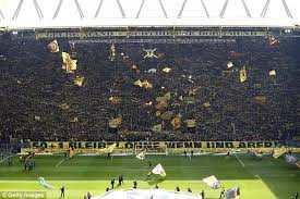 Capacity stood at 54,000 and remained that way until 1990's. Borussia Dortmund Have Officially Increased Stadium Capacity By 6 Seats Daily Mail Online