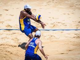 Ana patricia e rebecca estrearam com vitória no vôlei de praia feminino e, com isso, o brasil fechou a primeira. Usra At5ty4xzm