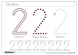 Numero 2 Para Colorear