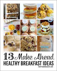 Healthy Make Ahead Breakfasts Healthy Make Ahead Breakfast Healthy Breakfast Recipes Make Ahead Breakfast
