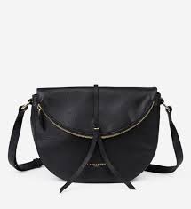 Image not available for colour: Besace Dune En Cuir Lancaster Noir Bhv Marais