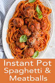 This Recipe For Instant Pot Spaghetti And Meatballs From Preppy Kitchen Couldn T Be Easie Spaghetti And Meatballs Instant Pot Dinner Recipes Easy Pasta Recipes