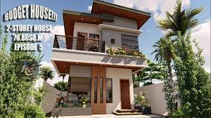 Low Cost 2 Storey House Design Budget House Youtube Philippines House Design Small House Design Plans 2 Storey House Design