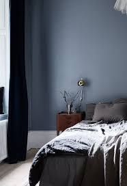Stylish Muted Blue Bedroom Coco Lapine Design Blue Bedroom Bedroom Design Grey Bedroom Decor
