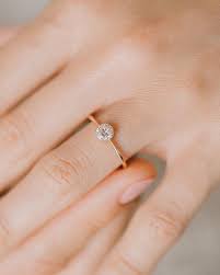 Our Most Simple And Delicate Engagement Ring Wishing Well This Is Our 5mm Diamond Version Delicate Engagement Ring Wedding Rings Simple Delicate Engagement