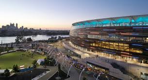 Стадион, площадка для крикета и футбольный стадион (амер.) burswood. Optus Stadium Hks Architects