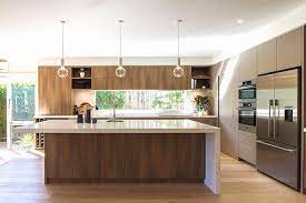 This outdoor kitchen island was designed to be used as a food preparation station next to the grill. Kitchen Renovation Trends 2021 Get Inspired By The Top 32 Decor Aid Contemporary Kitchen Island Modern Kitchen Island Modern Contemporary Kitchen