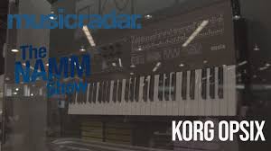 Genau vor einem jahr präsentierte korg zur namm show 2020 den korg wavestate synthesizer, der. Namm 2020 Video Korg S Dx 7 Style Opsix Is The Most Mysterious Synth Of The Show Musicradar
