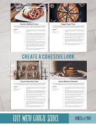 Printable Recipe Template 8 5x11 Instant Download Google Etsy In 2020 Recipe Template Food Printables Cookbook Template