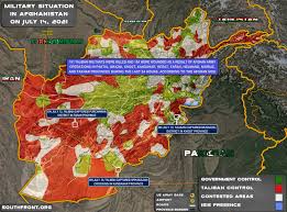 Taliban control in afghanistan then and now august 06, 2021 the taliban has captured dozens of districts from afghan government forces since the start of the international military withdrawal on may 1. Military Situation In Afghanistan On July 14 2021 Map Update