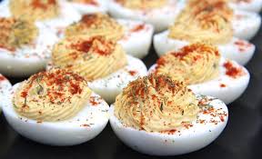 Spicy Deviled Egg Recipe Recipe In 2020 Spicy Deviled Eggs Deviled Eggs Recipe Spicy Deviled Eggs Recipe