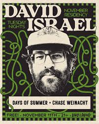 David Israel November Residency Nights: Live Music and Drinks