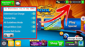 Hack 8 ball pool is an app developed by miniclip that helps you get unlimited cash and coins to your miniclip 8 ball pool game. 8 Ball Pool Hack 3 10 3 Patcher Mega Mod Apk Virtual Coins Auto Win Mod 2017 Pool Coins Pool Balls Pool Hacks