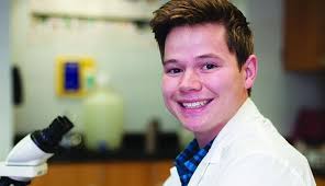 Micah Forshee, senior biology major, learns more about his calling
