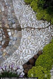 Floral seamless pattern background eps vector. In Detail Led2472 Pebble Garden Mosaic Garden Garden Projects