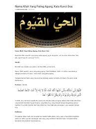We did not find results for: Nama Allah Yang Paling Agung
