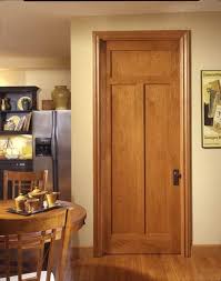 Interior Wood Arts And Crafts Style Door In Cherry Door Design Interior Craftsman Style Doors Traditional Interior Doors