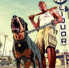 Franklin And Chop Gta 5 Grand Theft Auto Grand Theft Auto Artwork Gta