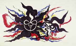 黒い太陽 by taro okamoto 岡本 太郎 アートのアイデア アートデザイン アートボックス