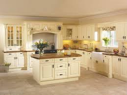 White kitchen with wooden worktops and metro tiles. Cream Kitchens 50 Inspiring Cream Colored Kitchen Cabinets Decor Ideas Dyaxhiw Solid Wood Kitchen Cabinets Kitchen Cabinets Kitchen Cabinets Decor
