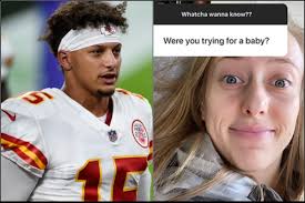 Kansas city chiefs quarterback patrick mahomes and his fiancée, brittany matthews, have been dating since high school. Video Patrick Mahomes Fiancee Brittany Matthews Says Pregnancy Wasn T Planned Was A Surprise To Mahomes Blacksportsonline