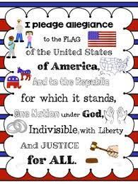 This pledge of allegiance worksheet will refresh your little patriot's memory of our country's important pledge, just in time for the fourth! Pledge Of Allegiance With Pictures By Themommyteacher Tpt