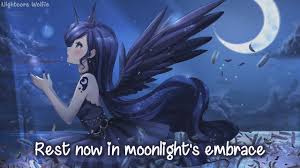 Fandom moon the moon rises princesses pegasister ponies depression edgy scissors teddy bear lullaby lullaby for a princess warpout duo cartoonist edit pmv princess luna bear teddy tokyo tokyo teddy bear rin kagamine. Nightcore Lullaby For A Princess Lyrics Youtube