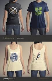 Simple edit with smart layers. T Shirt Mock Up Set Colorful Shirts Free Shirts Female Models