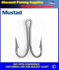 Mustad 7982 Double Hook Stainless Steel 9 0