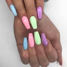 Comments should contribute to the conversation and not derail the discussion. How Perfect Are These Pastel Rainbow Nails By Our Gal Saffron Rainbow Nails Acrylic Nails April Nails