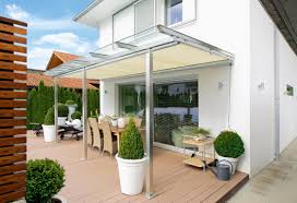 Machen sie ihre terrasse und ihren garten zum lebensmittelpunkt! Beschattung Unter Glasdach Terrasse Gartenmobel S