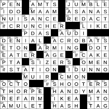 8 unique yoga poses you've never tried before. 0726 18 Ny Times Crossword 26 Jul 18 Thursday Nyxcrossword Com