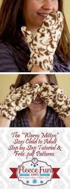 I found this free mitten pattern at www.fleecefun.com there motto is rather cute, velvet is pretentious, fleece is fun! all of their patterns are free, and. Pin On Simply Sewing