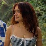 WornOnTV: Brigitte's white tennis dress