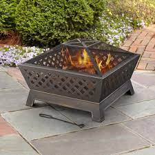Hampton Bay Tipton 34 In Steel Deep Bowl Fire Pit In Oil Rubbed Bronze Ofw832s The Home Depot Fire Pit Outdoor Fire Pit Patio Fire Pit Bowl
