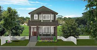 Plan 2016990 20 Ft Wide 2 Storey Plan With Walkout Basement Suite Great For A Narrow Lo Narrow Lot House Plans Two Storey House Plans Basement House Plans