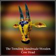Wooden Bull Heads