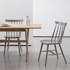 Buy Habitat Talia Pair Of Spindle Back Dining Chair Grey Dining Chairs And Benches Habitat Dining Chairs Gray Dining Chairs Dining Room Chair Cushions