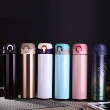 Bounce Cover Thermos Cup 304 Stainless Steel Vacuum Flask Thermos Cup Vacuum Flask Stainless Steel Thermos