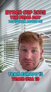 Ryder Cup Final Day Singles Matches Coverage