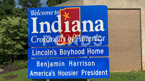 Maybe you would like to learn more about one of these? Pan Down To Welcome To Indiana Sign Stock Video Pond5