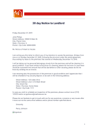 More news for how to write a 30 day notice to landlord » 30 Day Notice To Landlord Pdf Templates Jotform