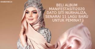 Download mp3 siti nurhaliza baru dan video mp4 gratis. Beli Album Manifestasiti2020 Dato Siti Nurhaliza 1500 Tempahan Awal Di Buka Sekarang Edu Bestari