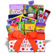 Birthday Gift Baskets For Kids Children S Happy Birthday Gift Basket Birthday Gifts For Kids Happy Birthday Gifts Birthday Gift Baskets