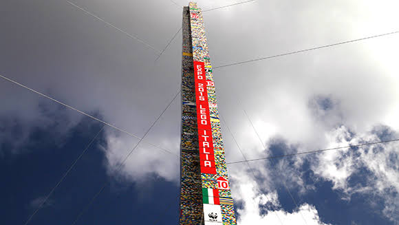 Mga resulta ng larawan para sa Longest Lego Tower, 50,000 bricks"