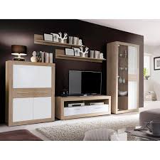 Material stylefy matheo ii wohnwand eiche montana dekor grau. Wohnwand Long Beach In Sonoma Eiche Mit Weiss Hochglanz Verzierter Front Das Schone Design Ve Wohnzimmerschranke Wohnzimmerschrank Weiss Wohnwand Weiss Hochglanz