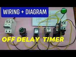 Thus relay will be on for required amount of time set by the user using pot and then it is. Off Delay Control Circuit Timer Magnetic Contactor H3y Relay Philippines Local Electrician Youtube